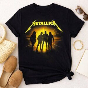Metallica Wherever I May Roam Band Silhouette Graphic Tee | Heavy Metal Shirt